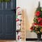 Glitzhome® 41.75" Lighted Wooden Christmas Stack Snowman Porch Decor with Timer